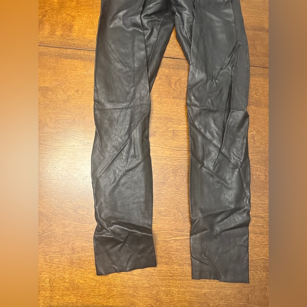 Commando Black Faux Leather Leggings - Picture 2 of 7
